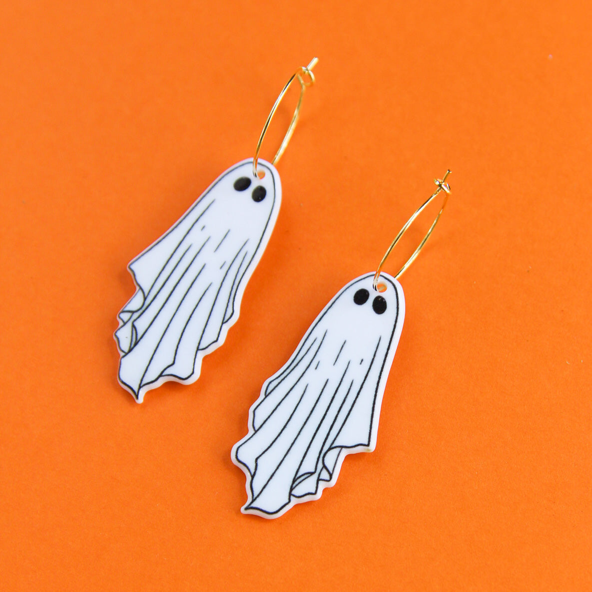 Hot Girl Ghostie Earrings - White