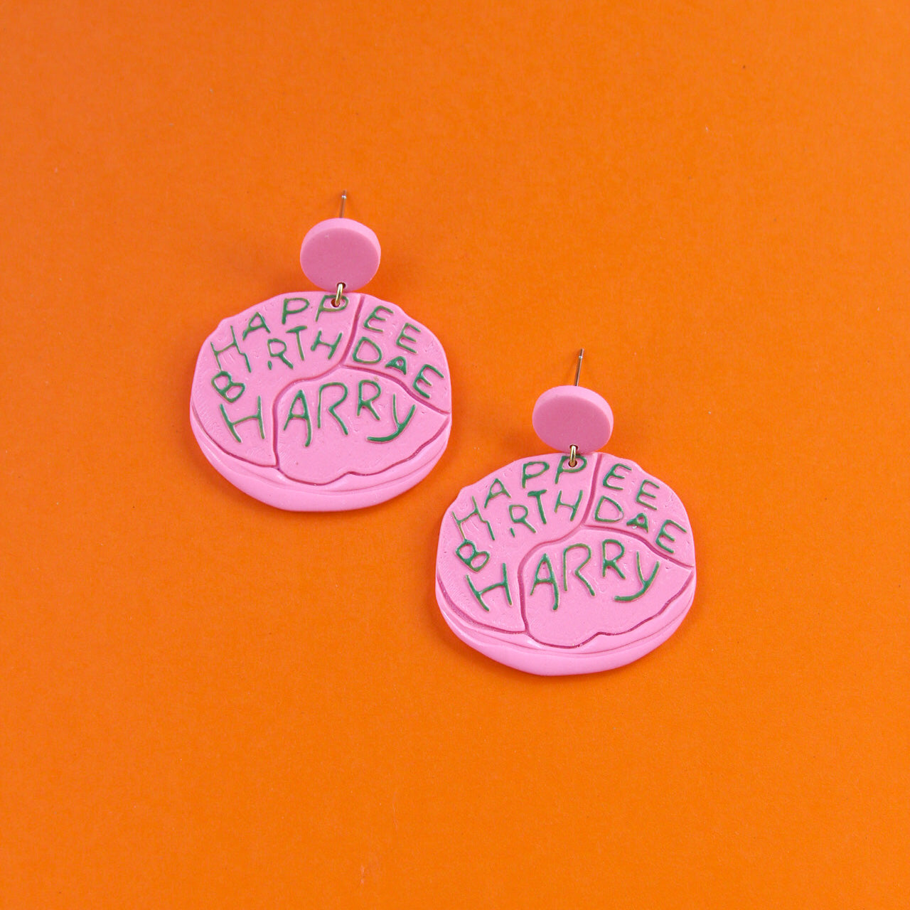 Happee Birthdae Harry Earrings