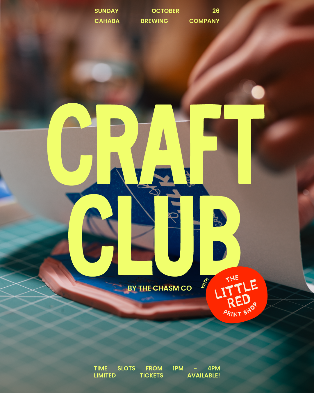 October Craft Club Tickets