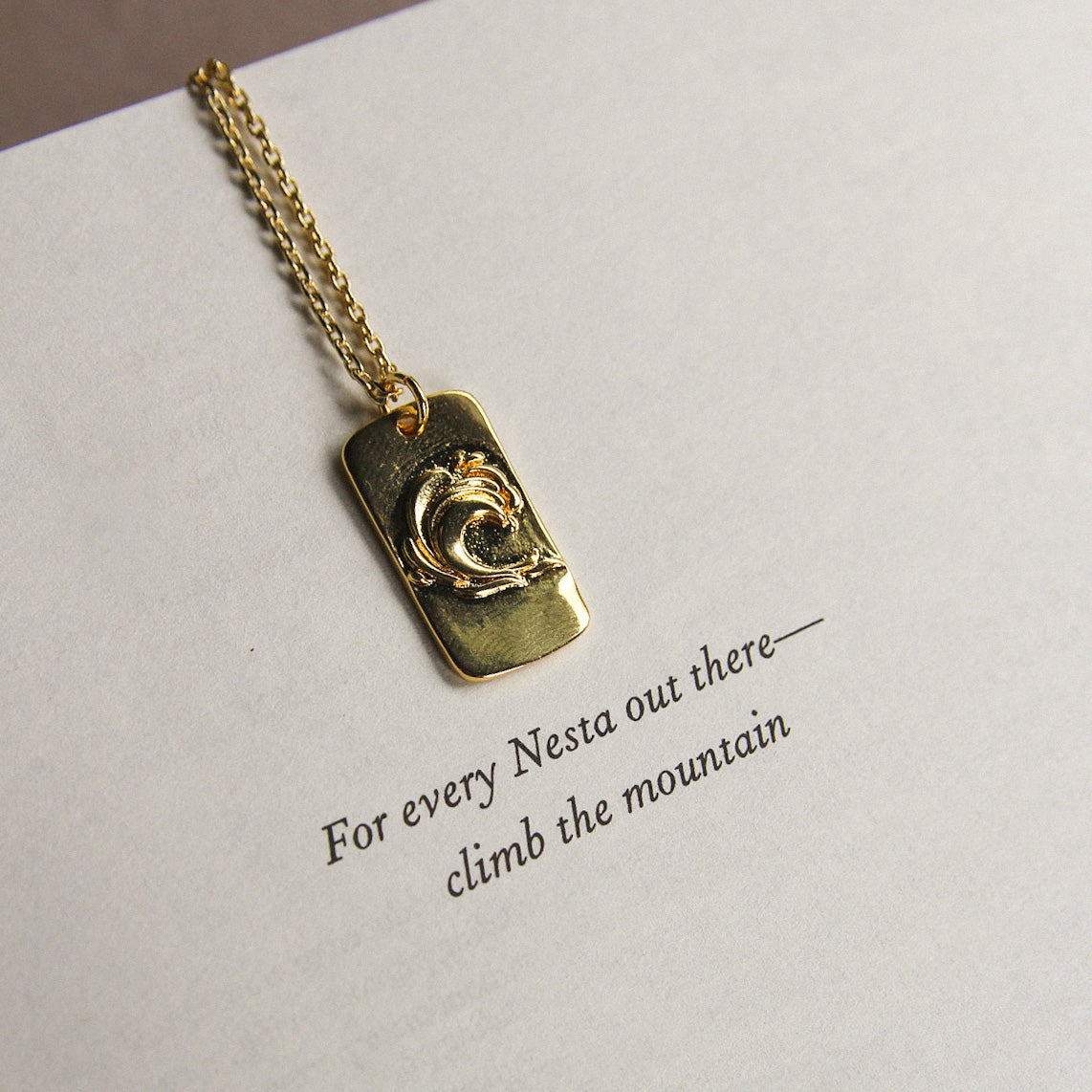 Surf Crashes Necklace