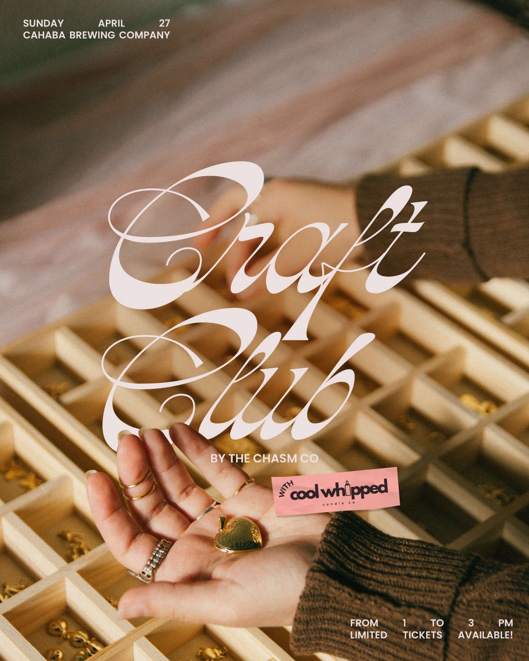 April Craft Club Ticket