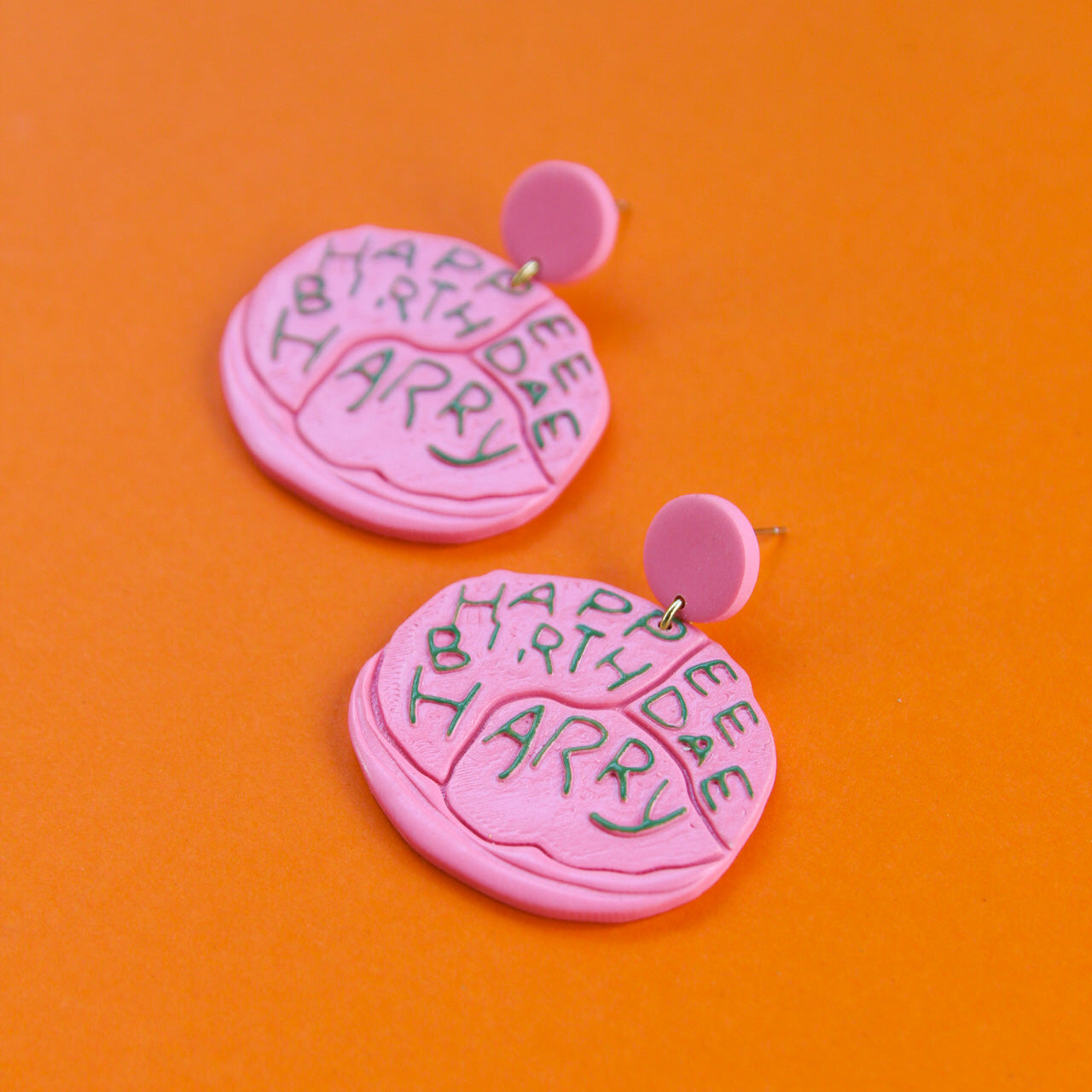 Happee Birthdae Harry Earrings