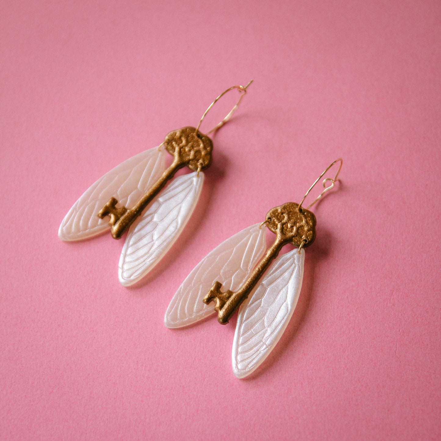 Winged Keys Earrings