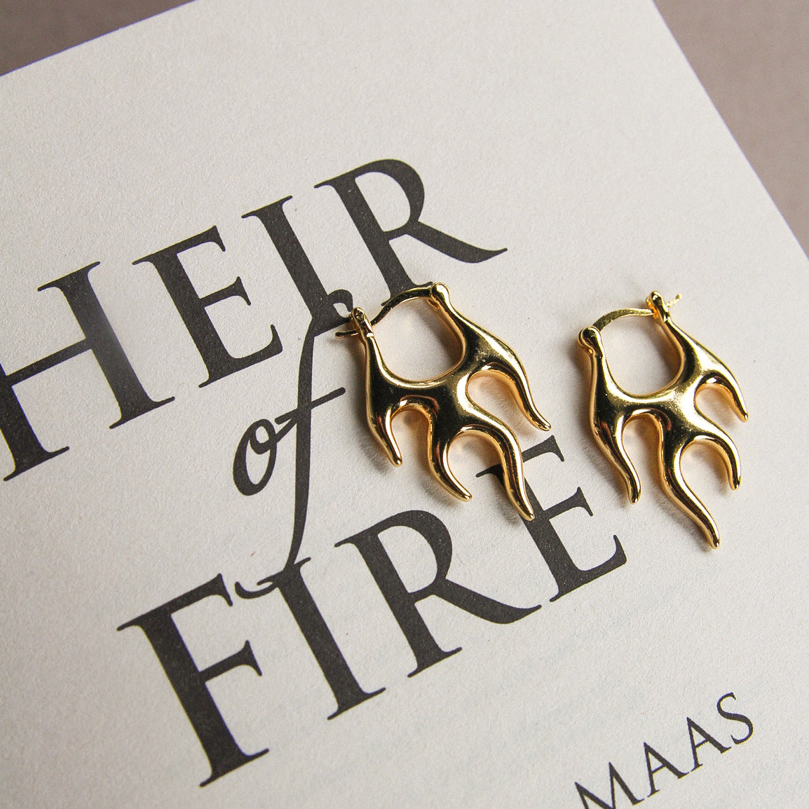 Fireheart Hoops - Gold