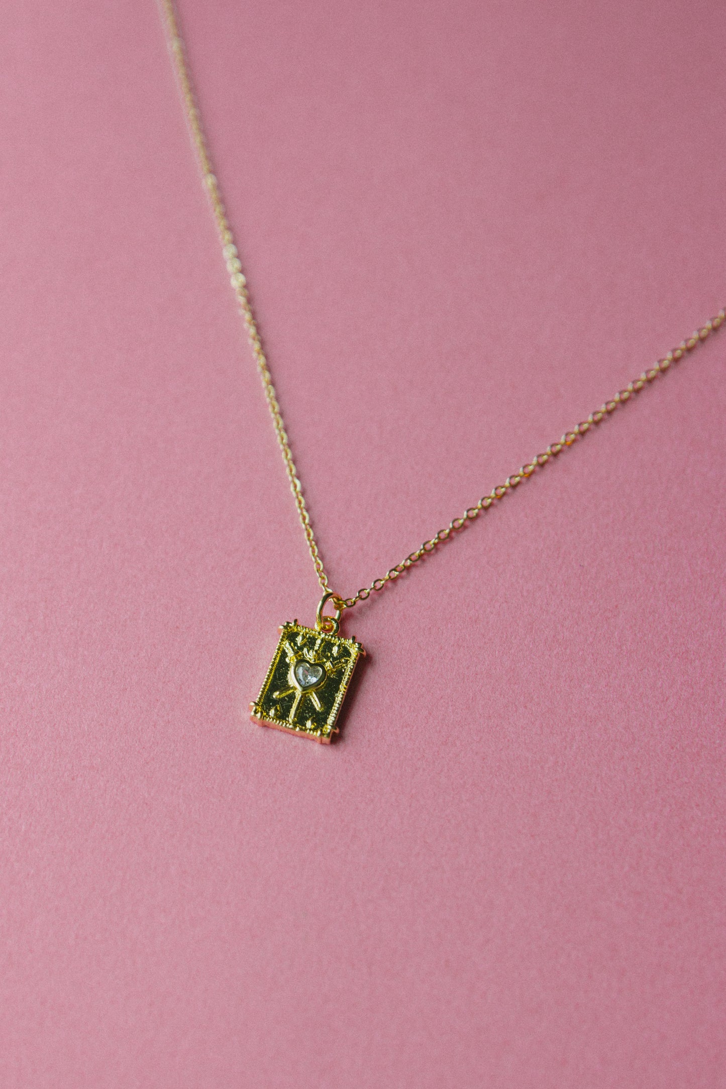 Suit of Swords Tarot Necklace