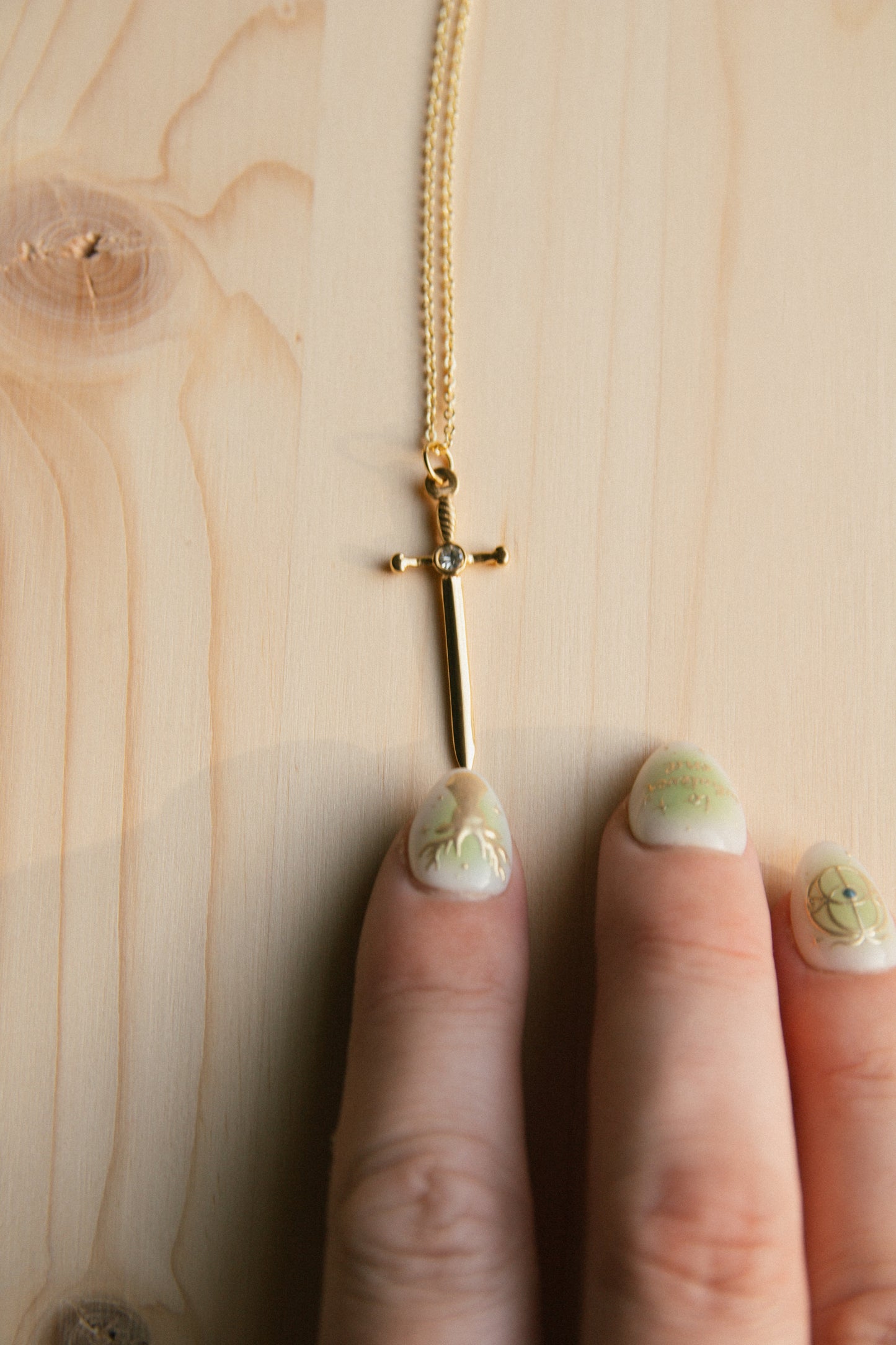 Do Not Yield Sword Necklace