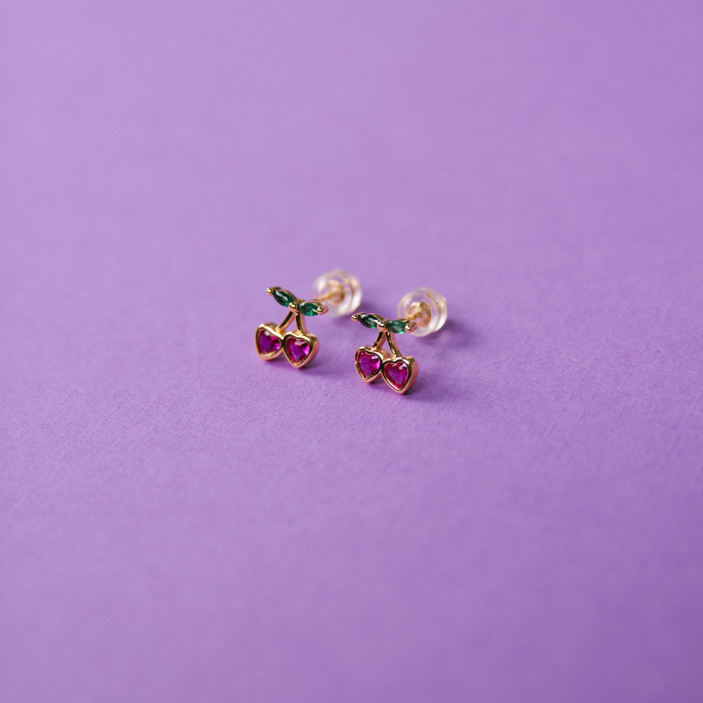 Serotonin Cherry Studs