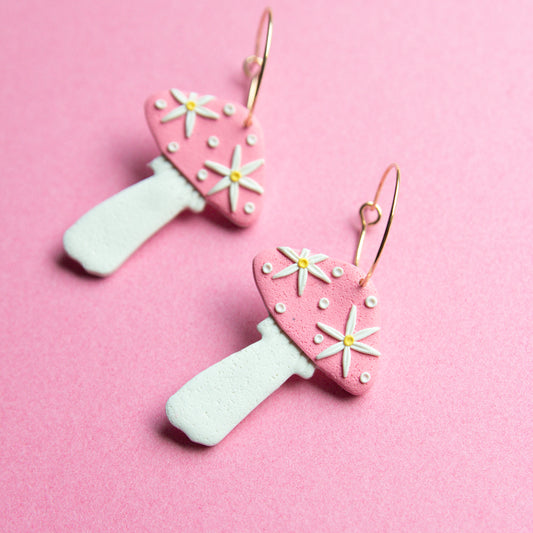 Enchanted Mushroom Earrings