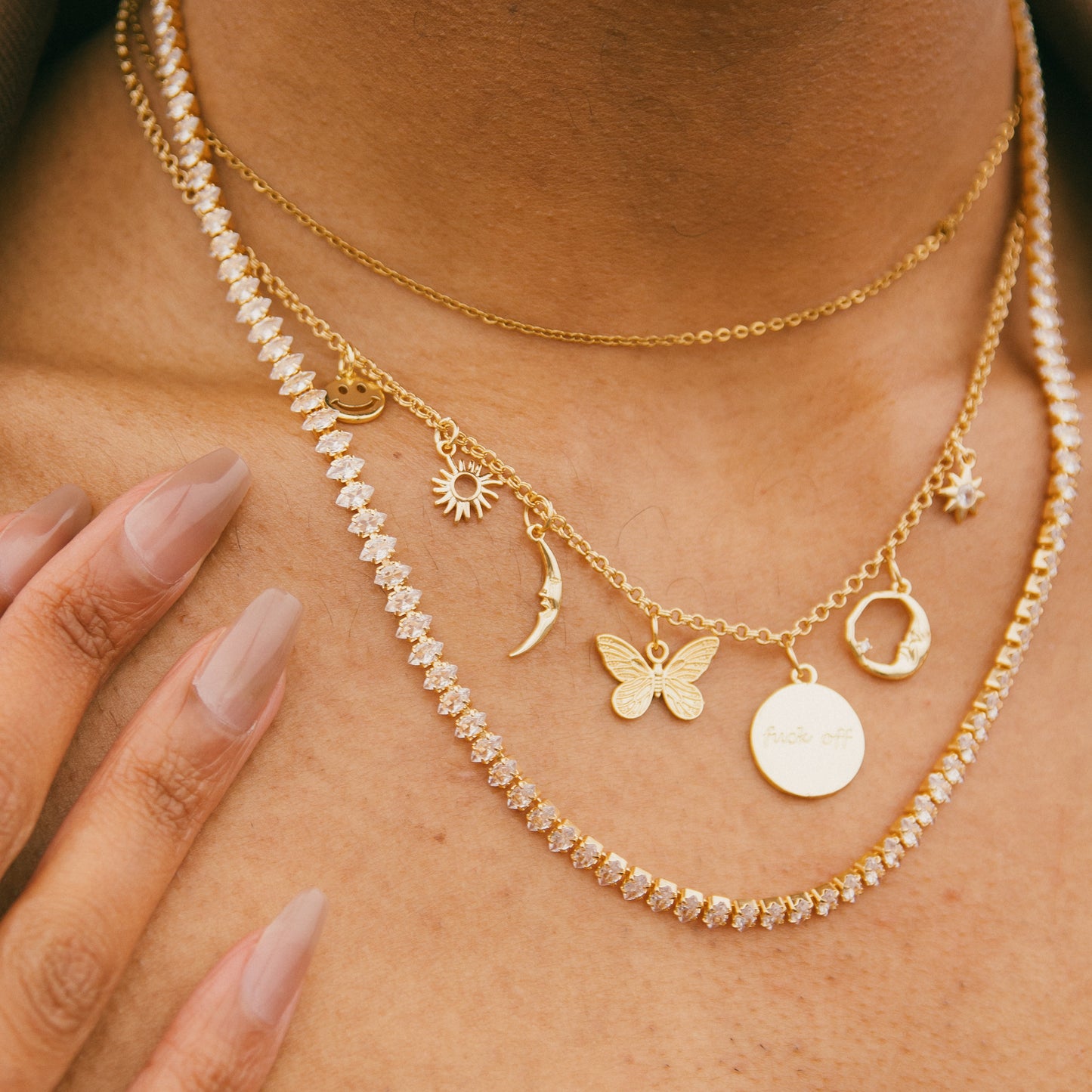 Ruth Marquise Tennis Necklace