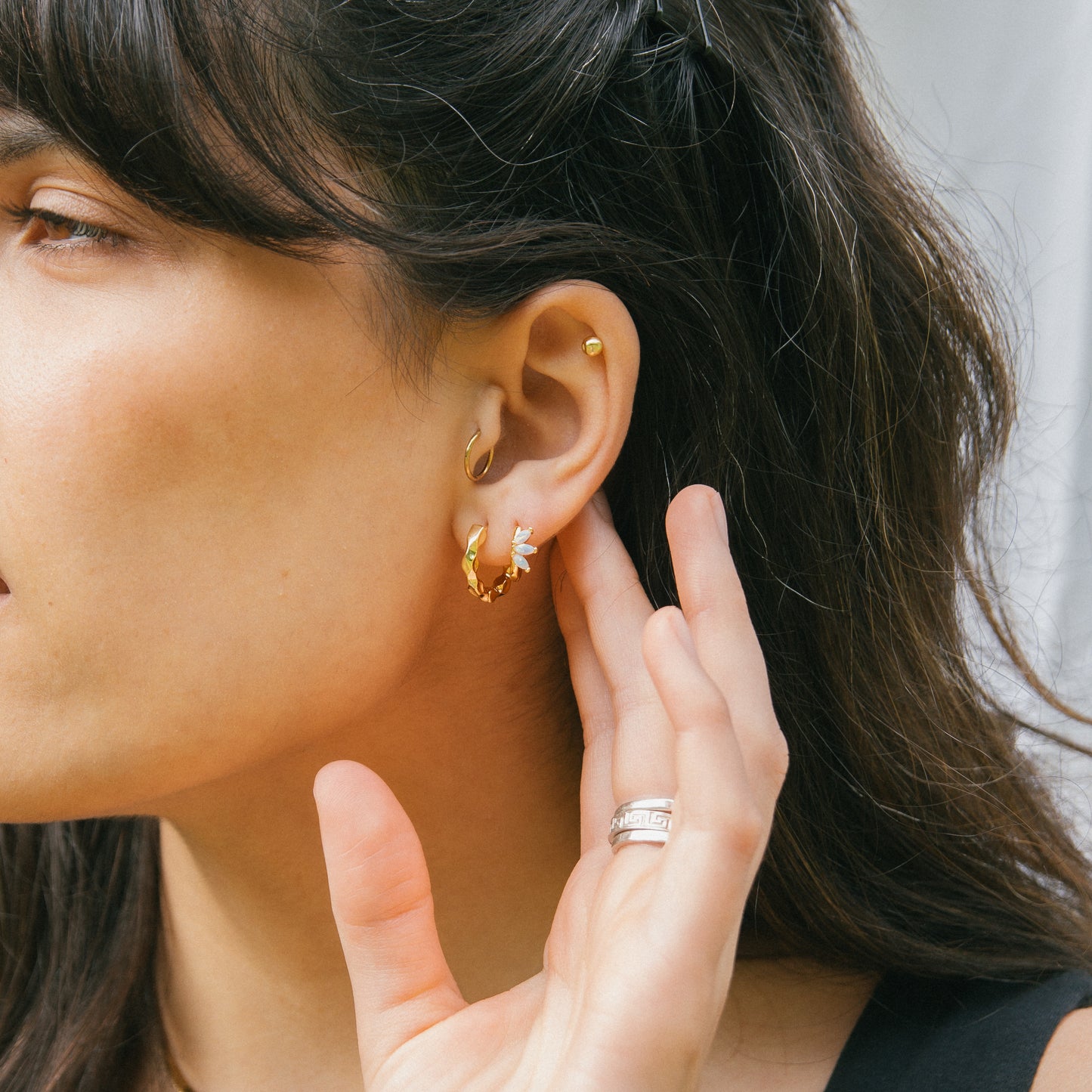 Golden Age Hoop + Huggie Set