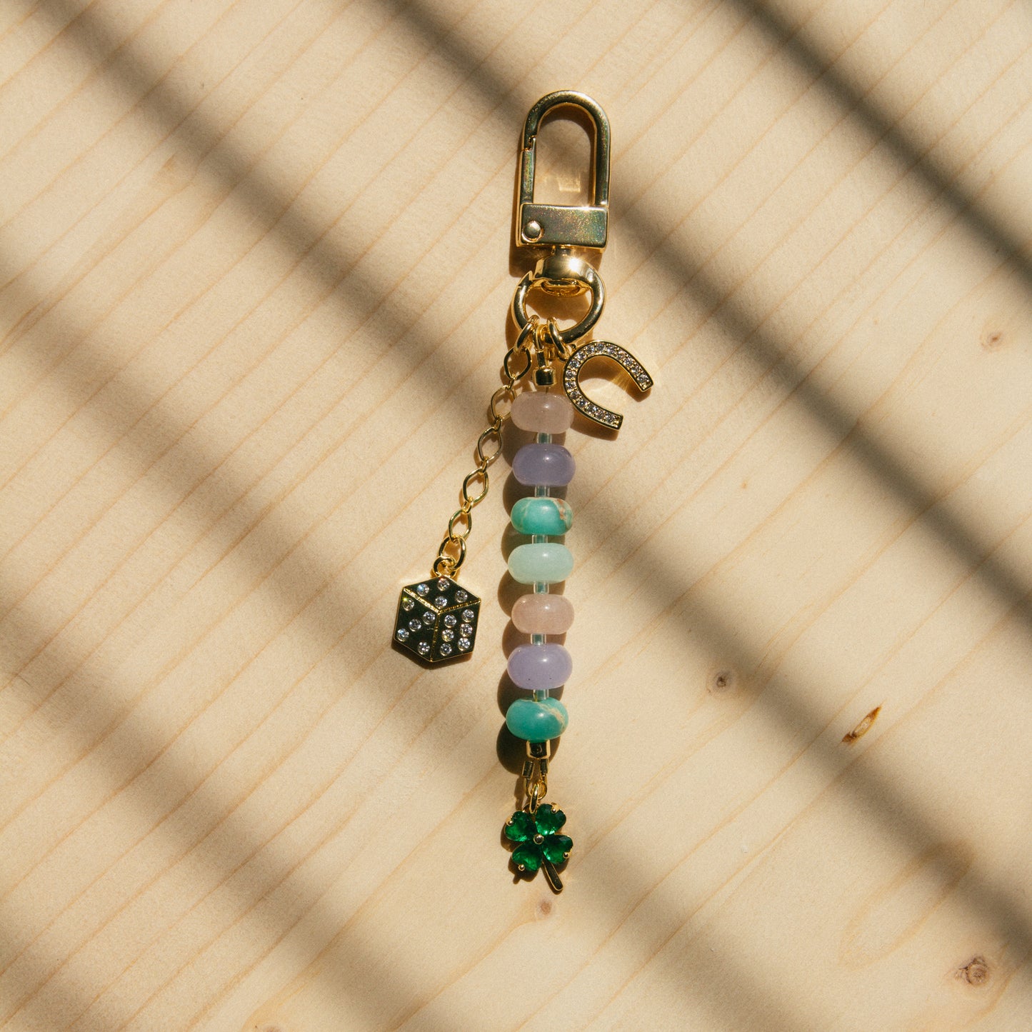 A Little Luck Beaded Bag Charm