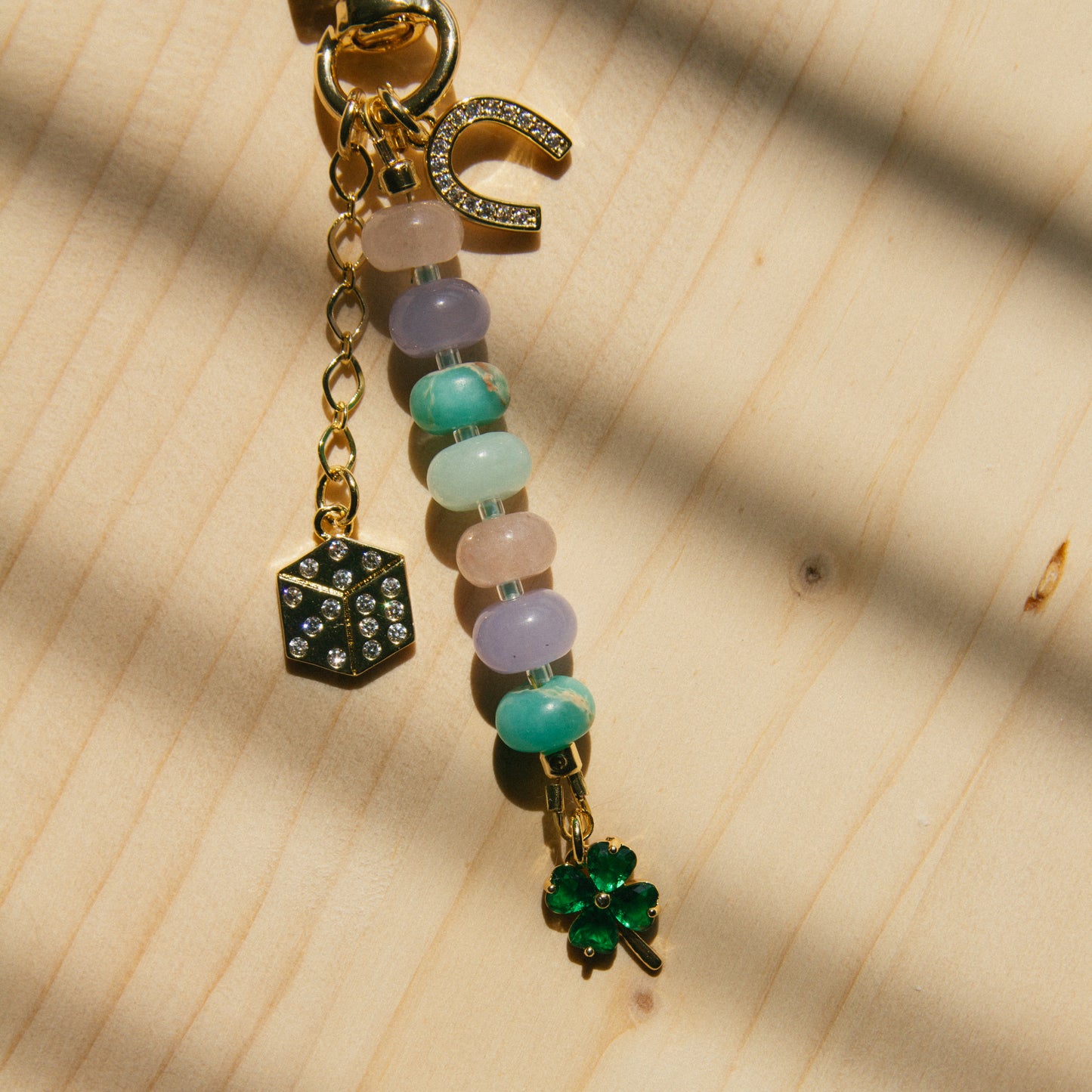 A Little Luck Beaded Bag Charm