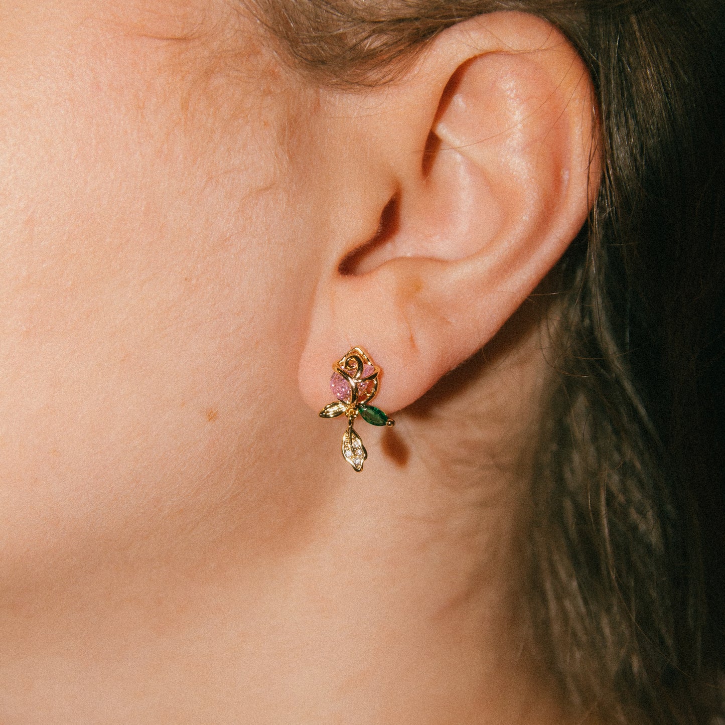 Actually Romantic Rose Studs