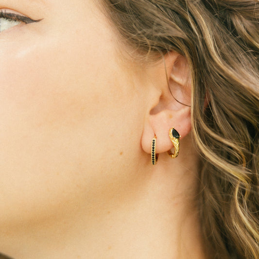 Look What You Made Me Do Hoop + Huggie Set