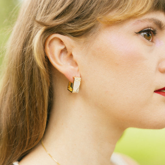 New Romantics Heart Earrings