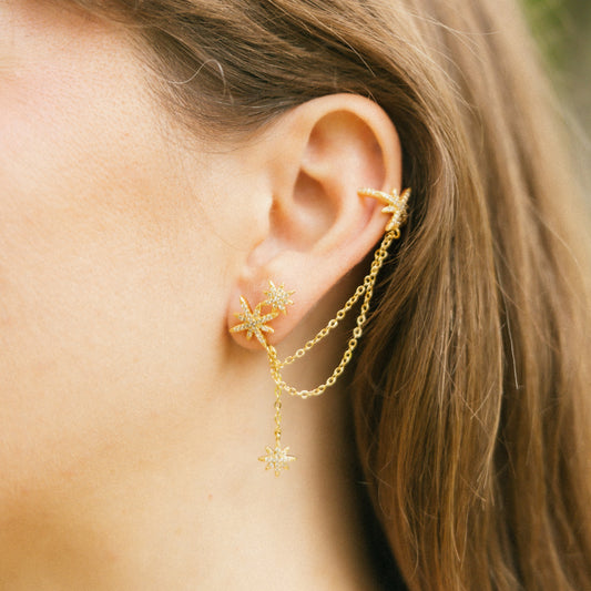 Midnight Rain Stud + Cuff