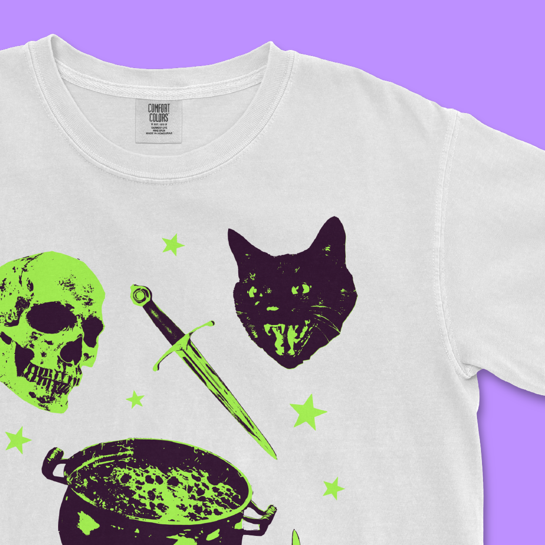 Toil & Trouble Tee - Slime Green