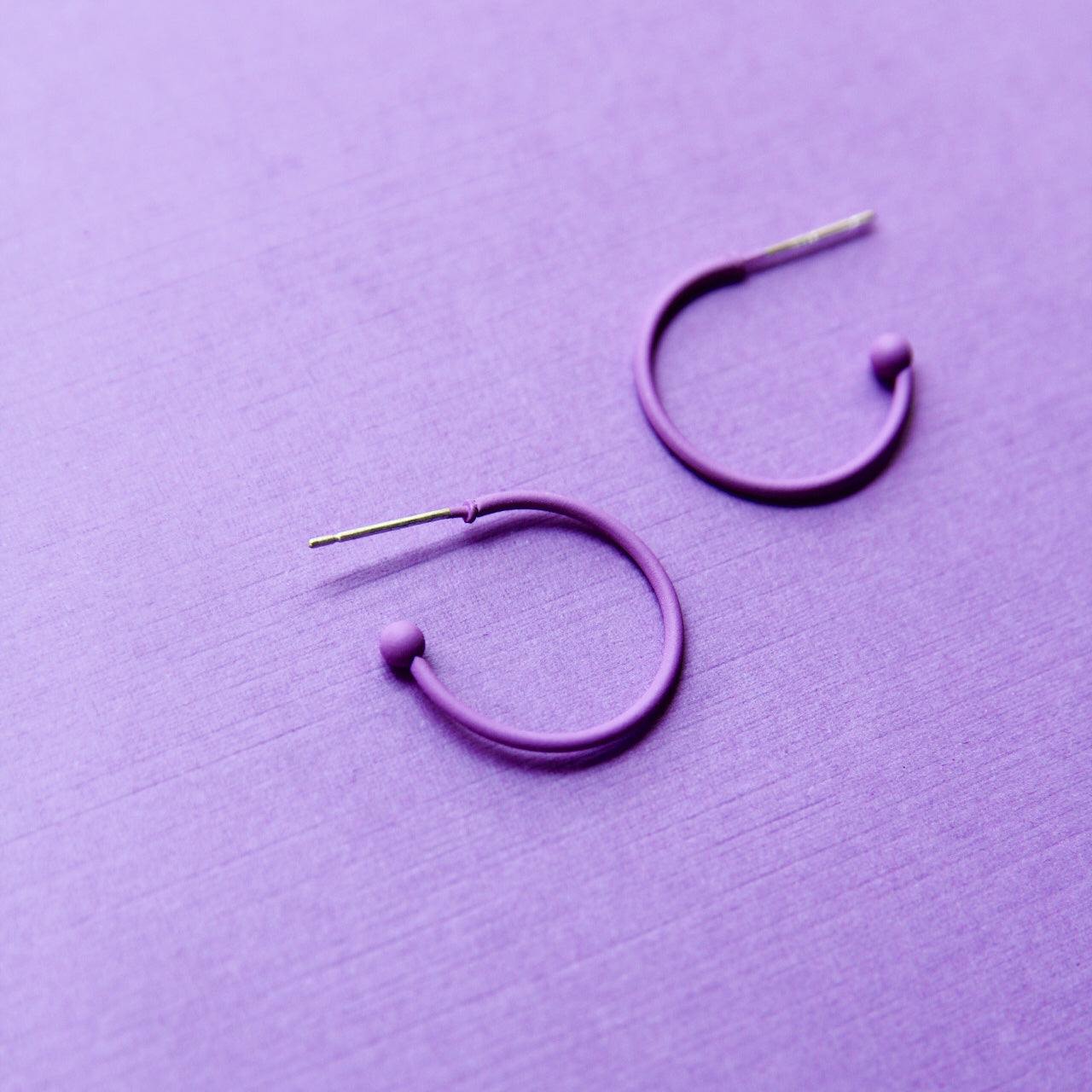 Lavender Haze Hoops