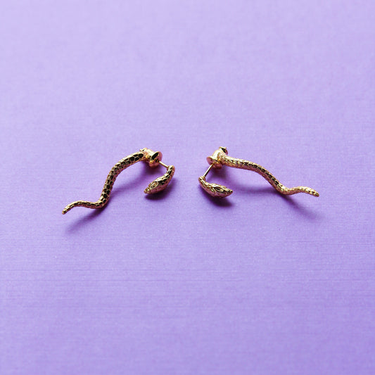 Mystic Snake Ear Jackets - Gold