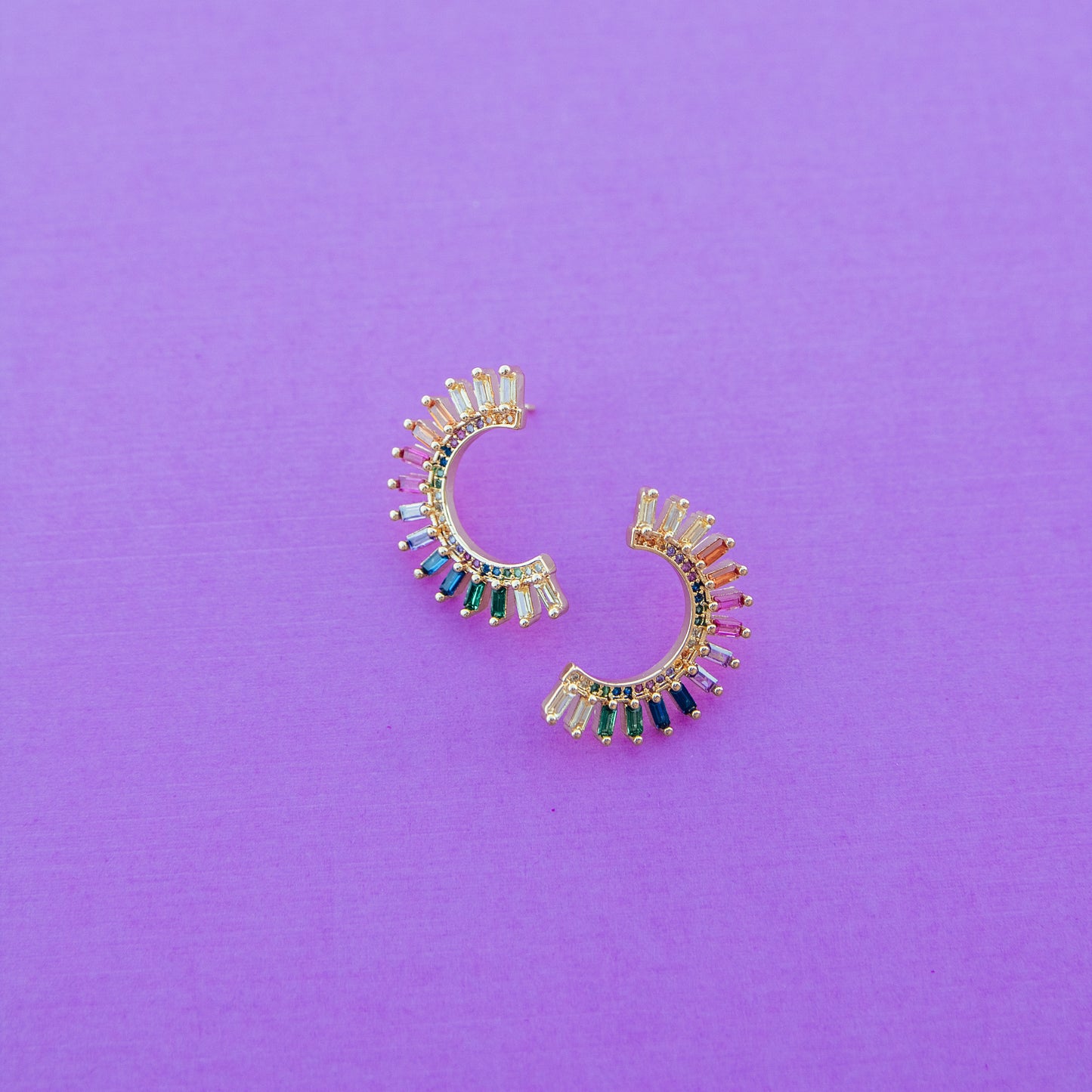 Prismatic Statement Studs