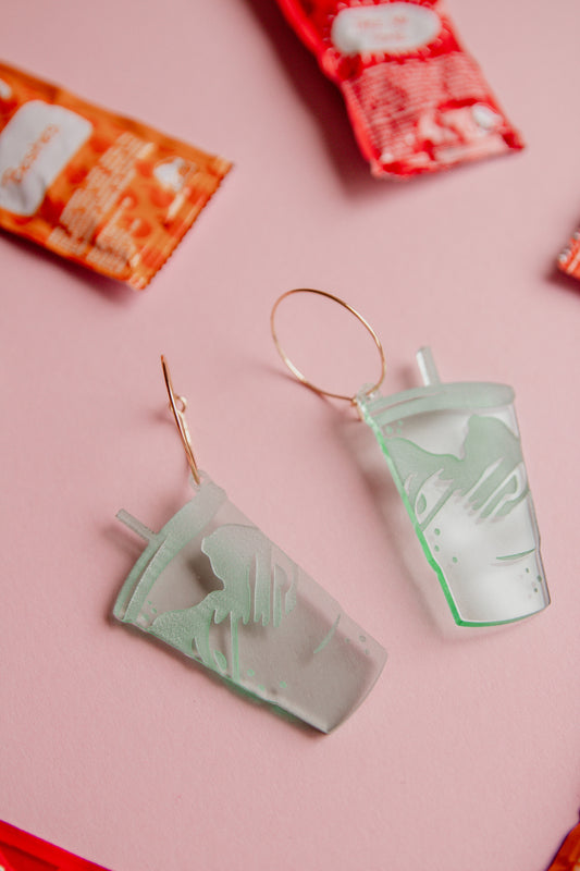 Having A Baja Blast Statement Earrings