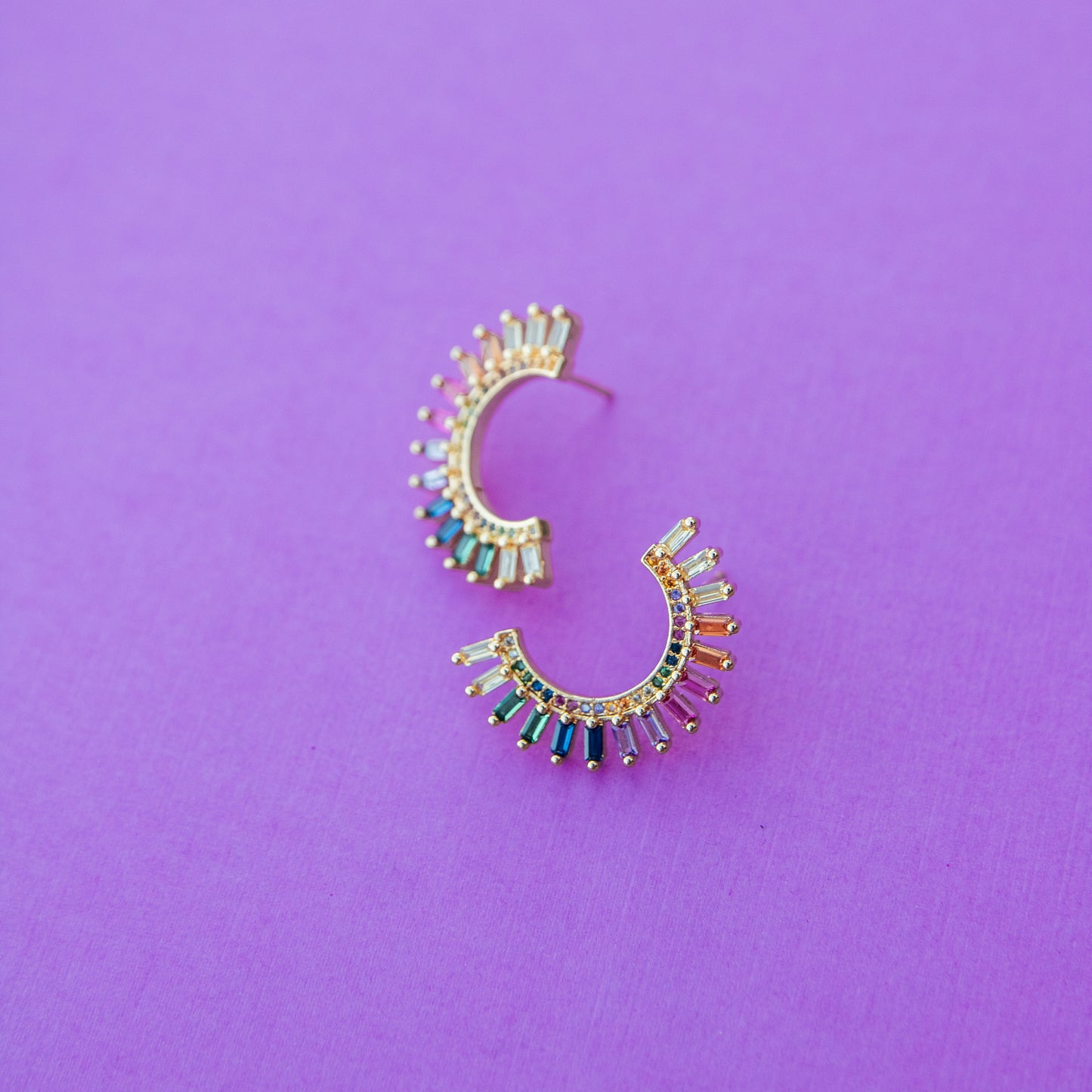 Prismatic Statement Studs