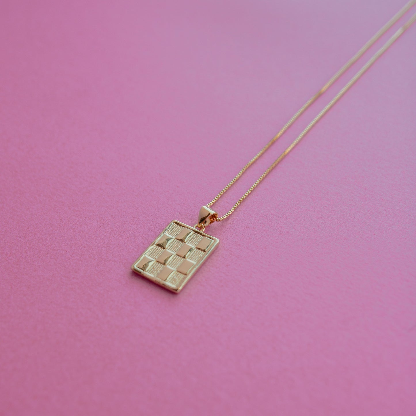 Everyday Checkered Necklace