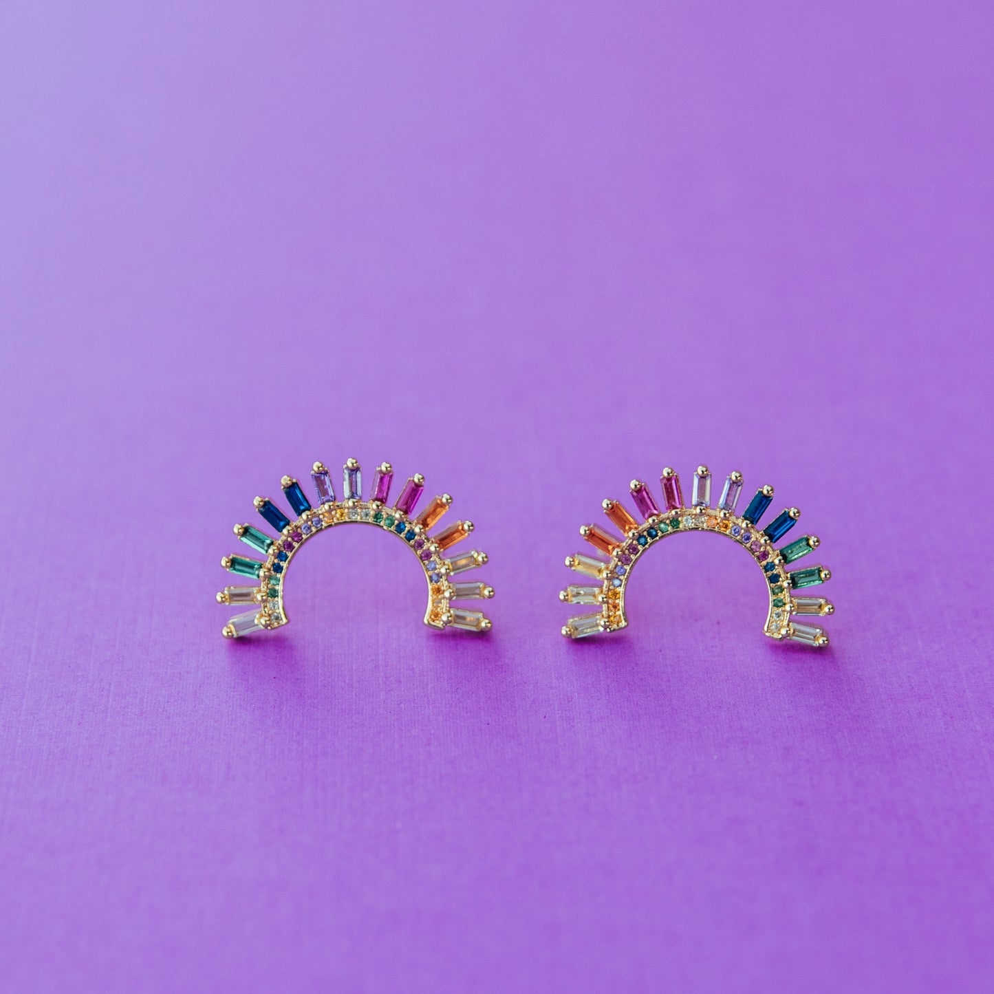 Prismatic Statement Studs