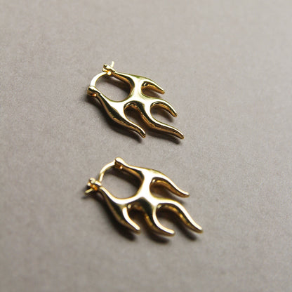 Fireheart Hoops - Gold