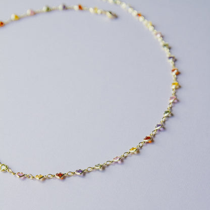 Accidentally in Love CZ Heart Chain Necklace