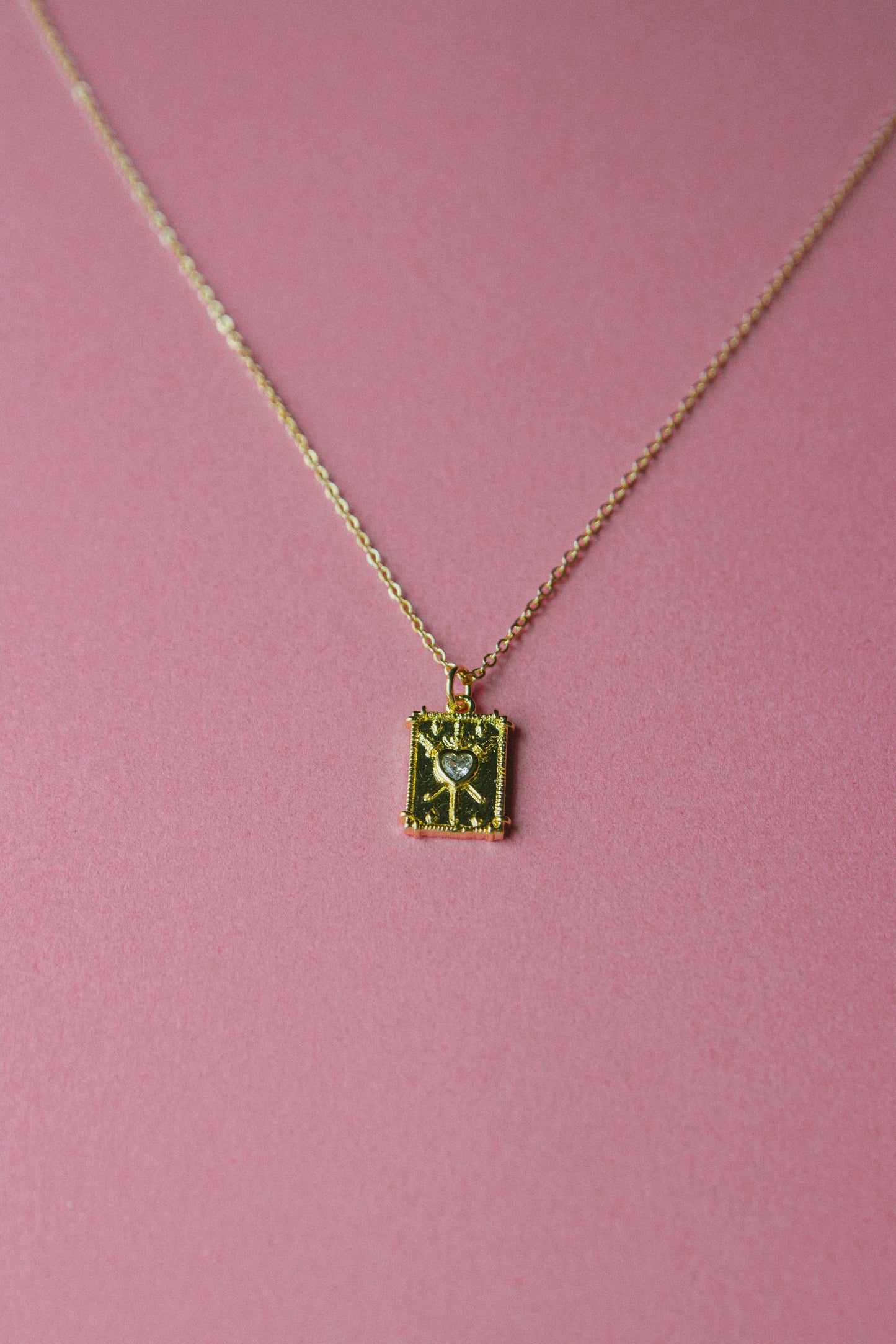 Suit of Swords Tarot Necklace