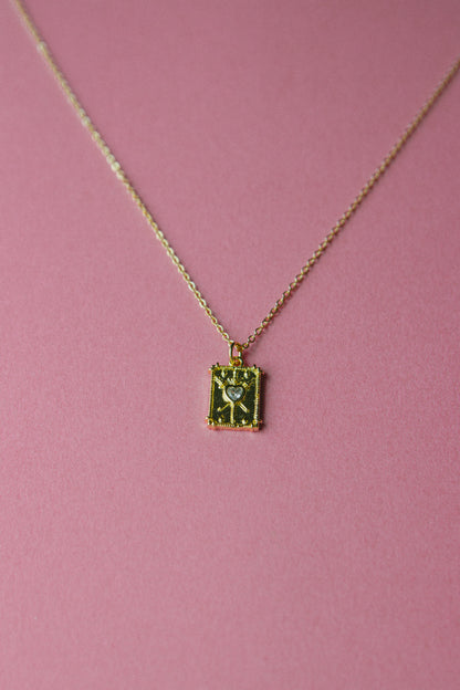 Suit of Swords Tarot Necklace