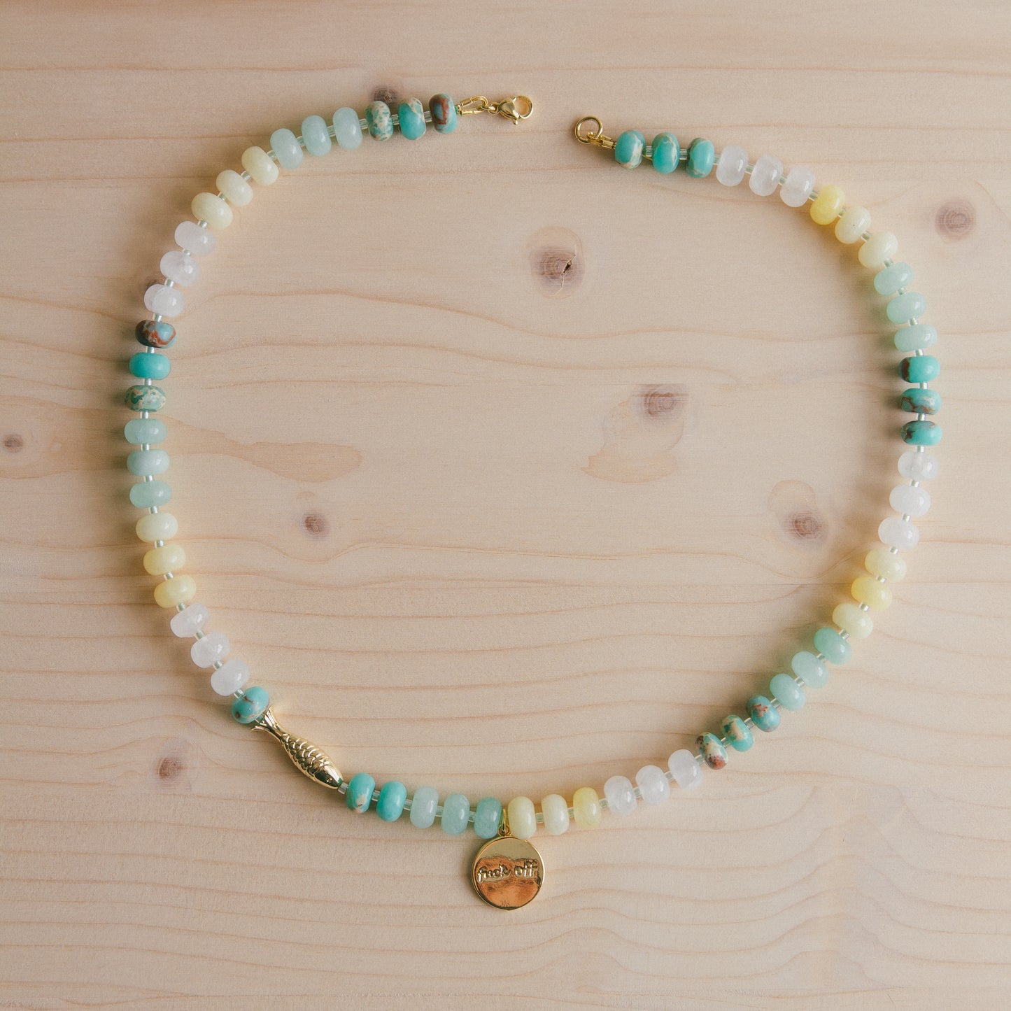 Gone Fishin' Beaded Necklace