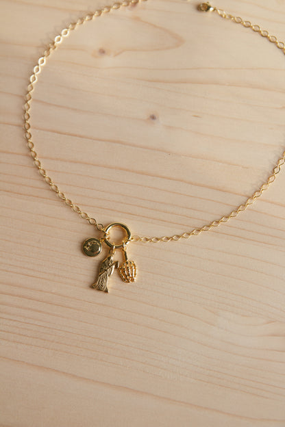 Grim Tidings Charm Necklace