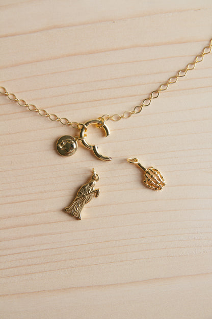 Grim Tidings Charm Necklace