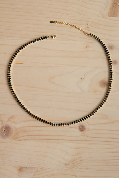Hex Girl Marquise Tennis Necklace