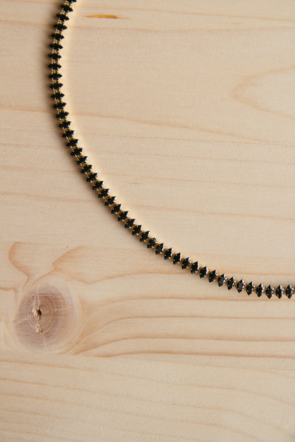 Hex Girl Marquise Tennis Necklace