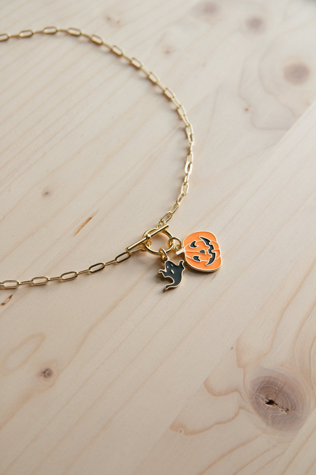 Just A Ghoul Charm Necklace