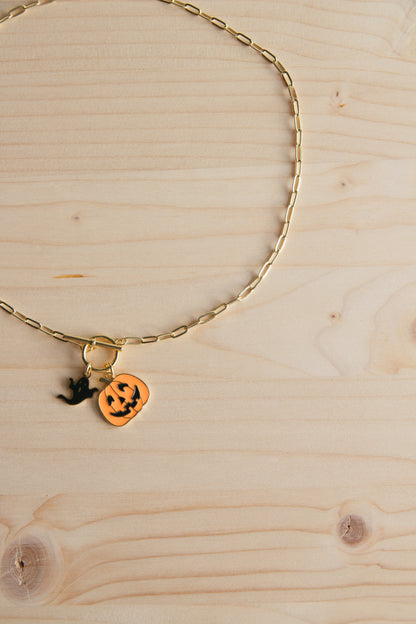 Just A Ghoul Charm Necklace