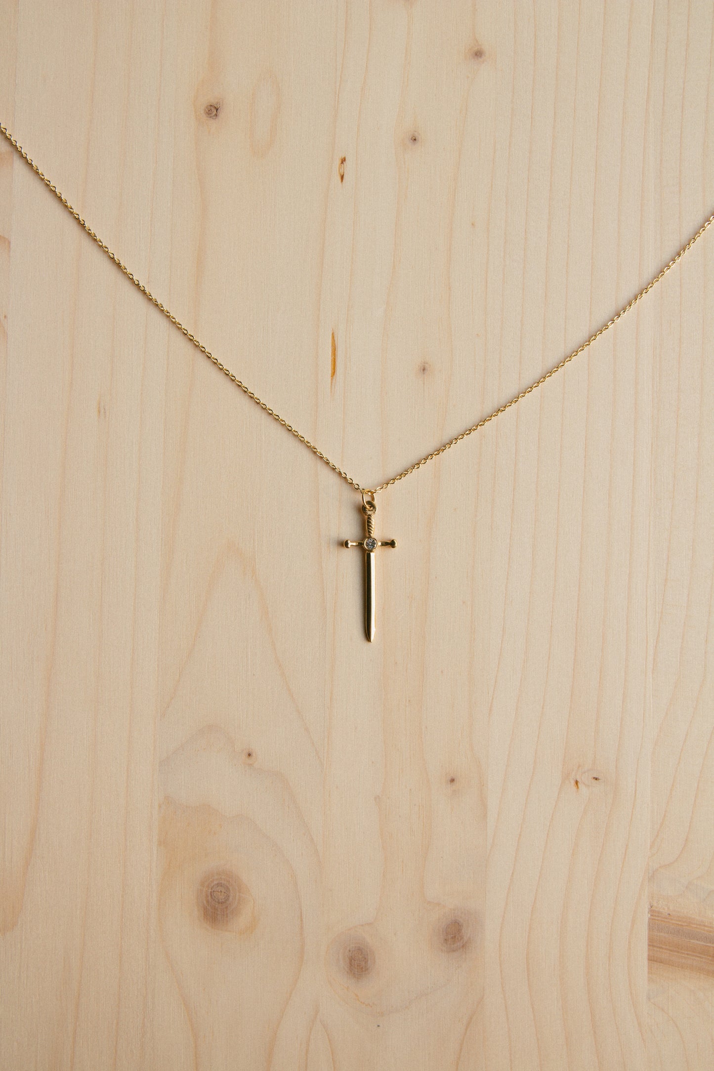Do Not Yield Sword Necklace