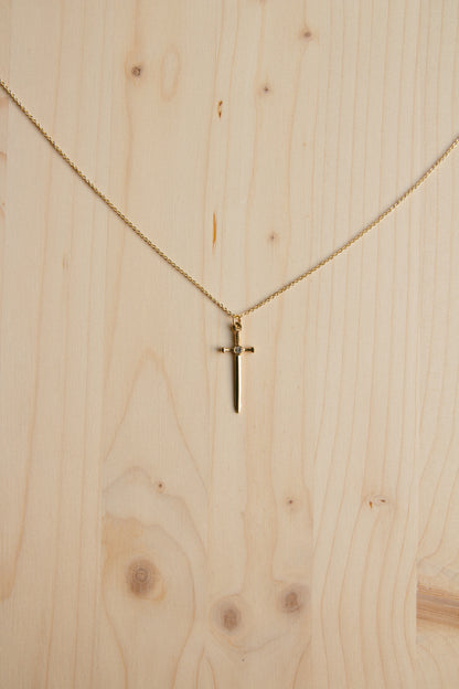 Do Not Yield Sword Necklace