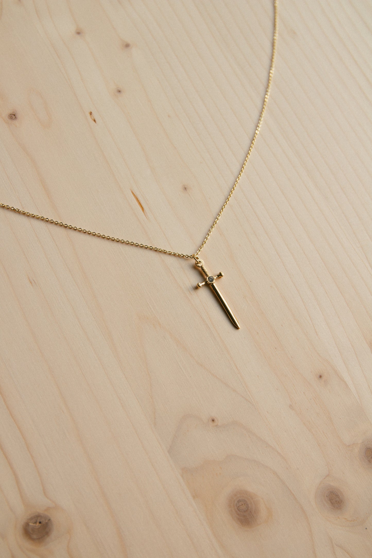 Do Not Yield Sword Necklace