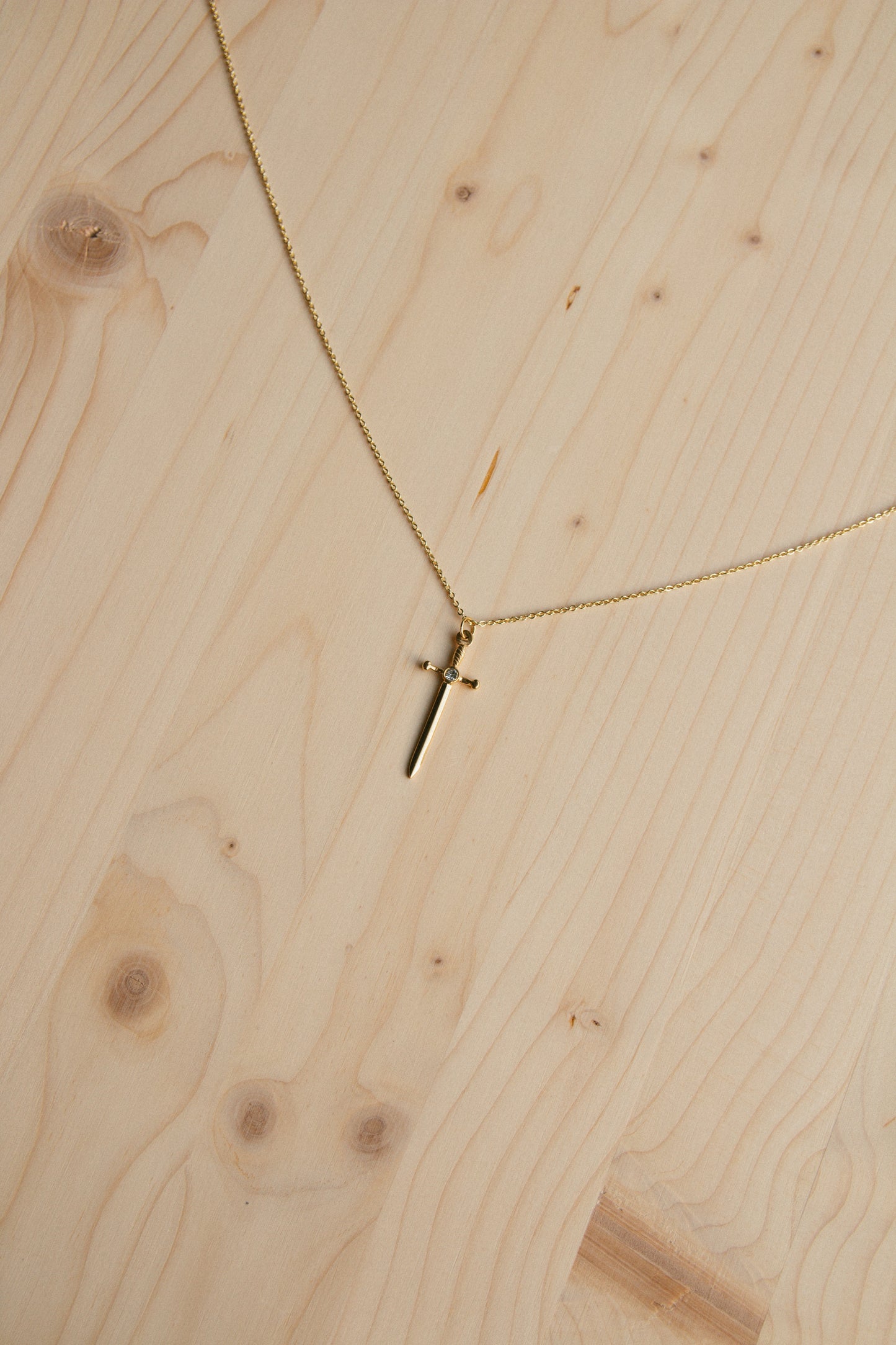 Do Not Yield Sword Necklace