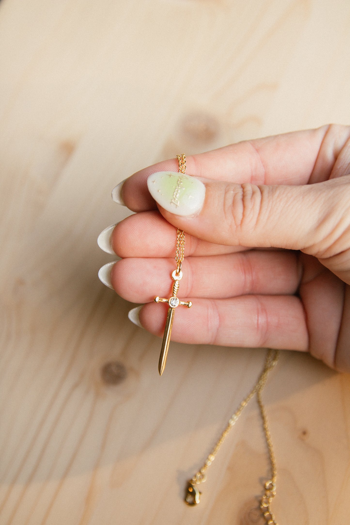 Do Not Yield Sword Necklace