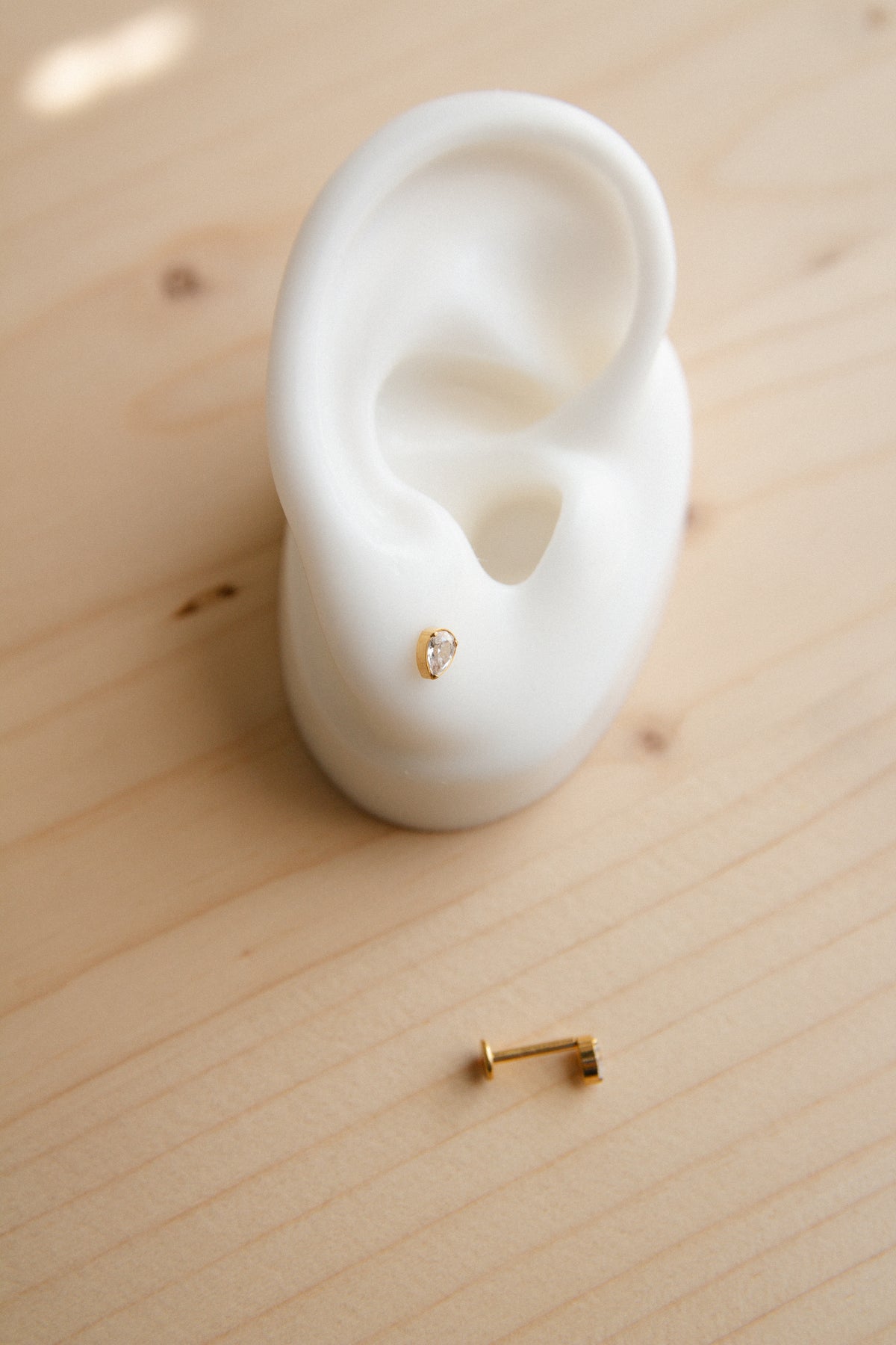 The Teardrop Flat Back Studs