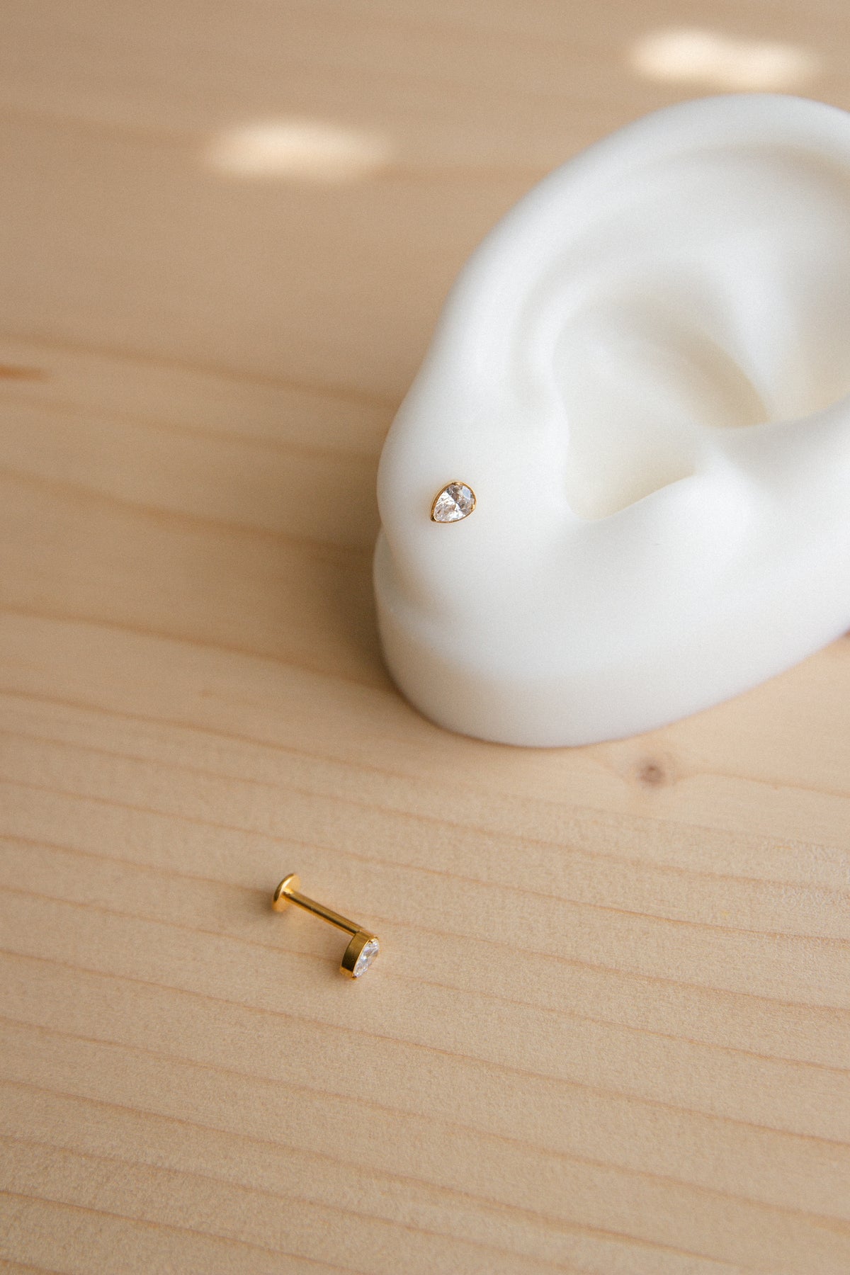 The Teardrop Flat Back Studs