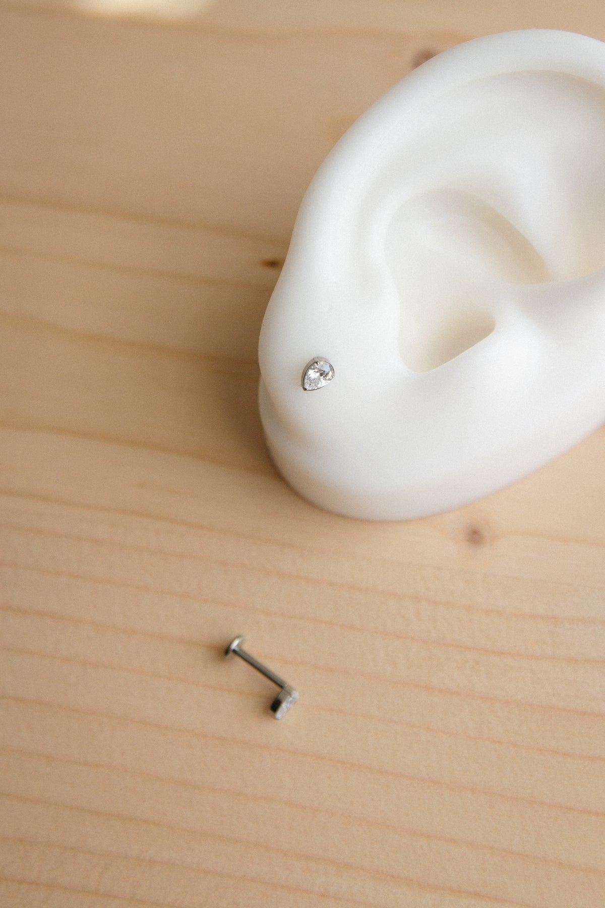 The Teardrop Flat Back Studs