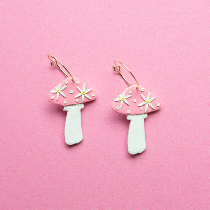 Enchanted Mushroom Earrings