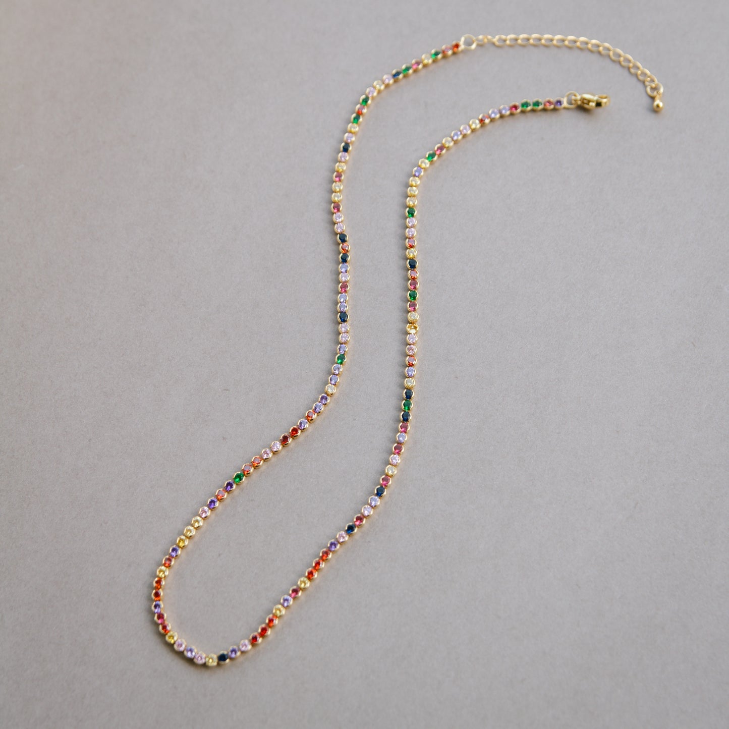 Funfetti CZ Necklace