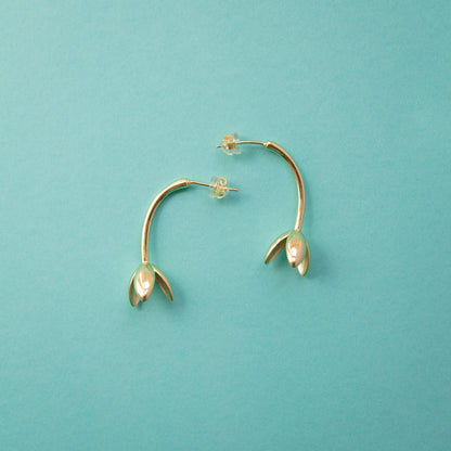 Blooming Tulip Drop Earrings